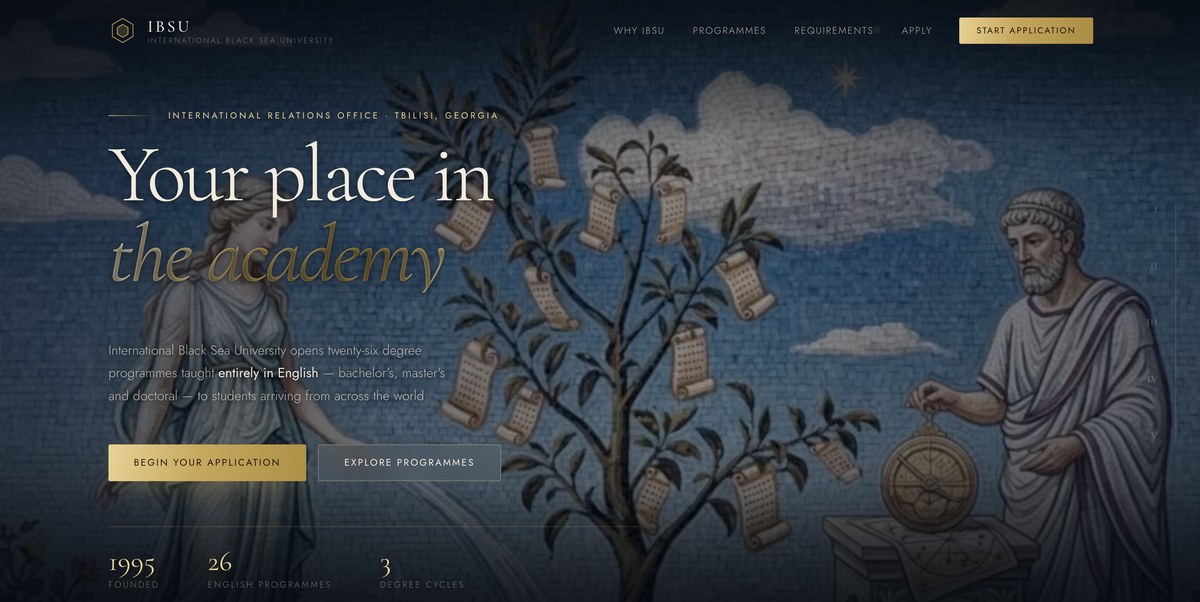 IBSU — International Admission — screenshot