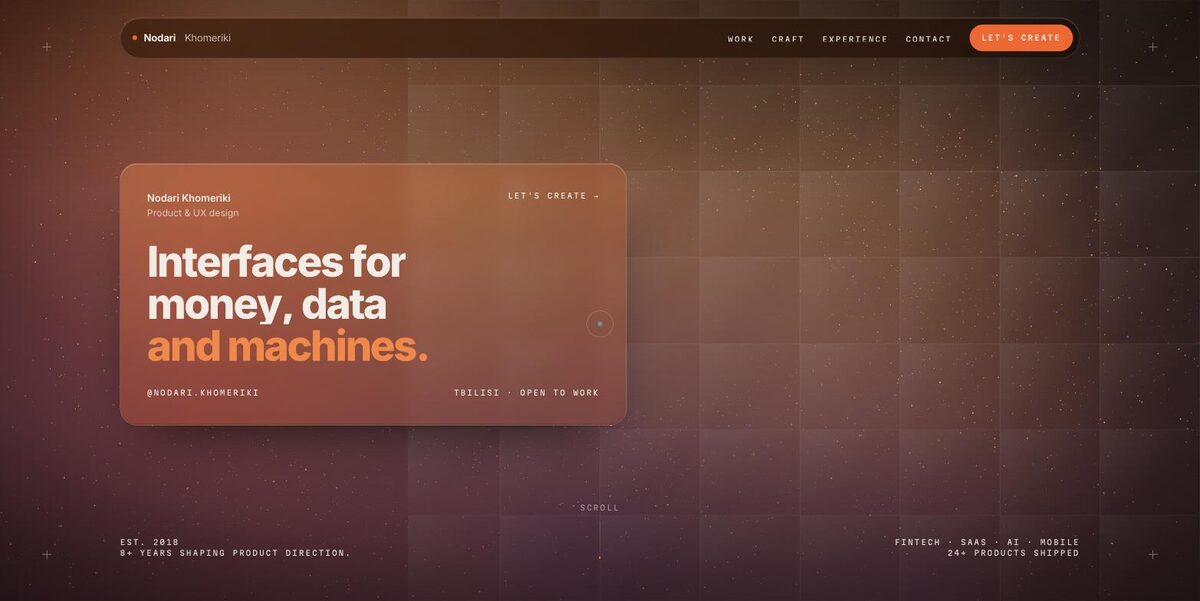 khomeriki.design — screenshot