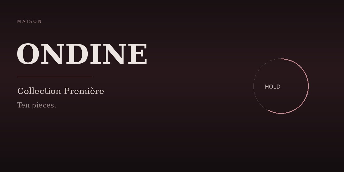 Maison Ondine — screenshot