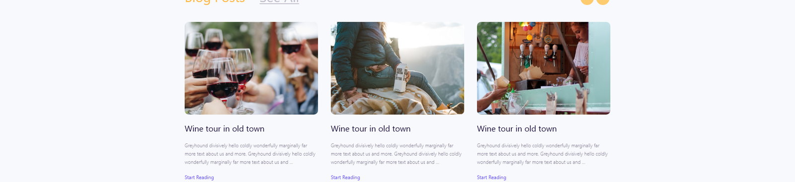 11 Corners — Put the articles on the home page