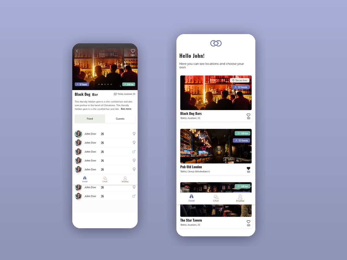 Chat Bar — interface design