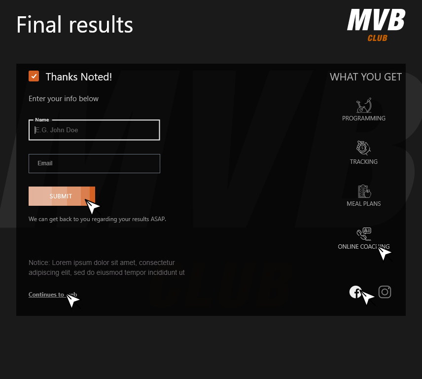 MVB Club Quiz — The gate is at the end, and it says what it is