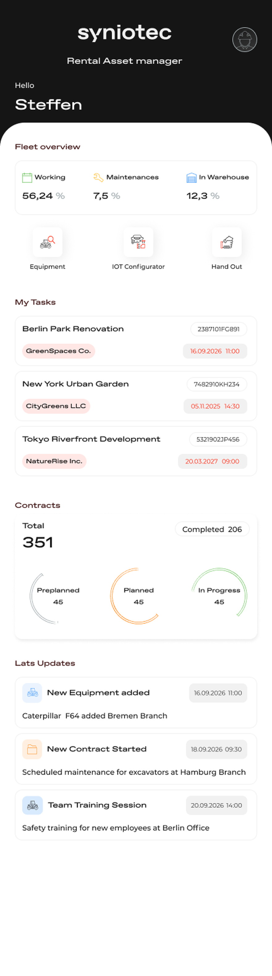 Syniotec · RAM Mobile — Field app
