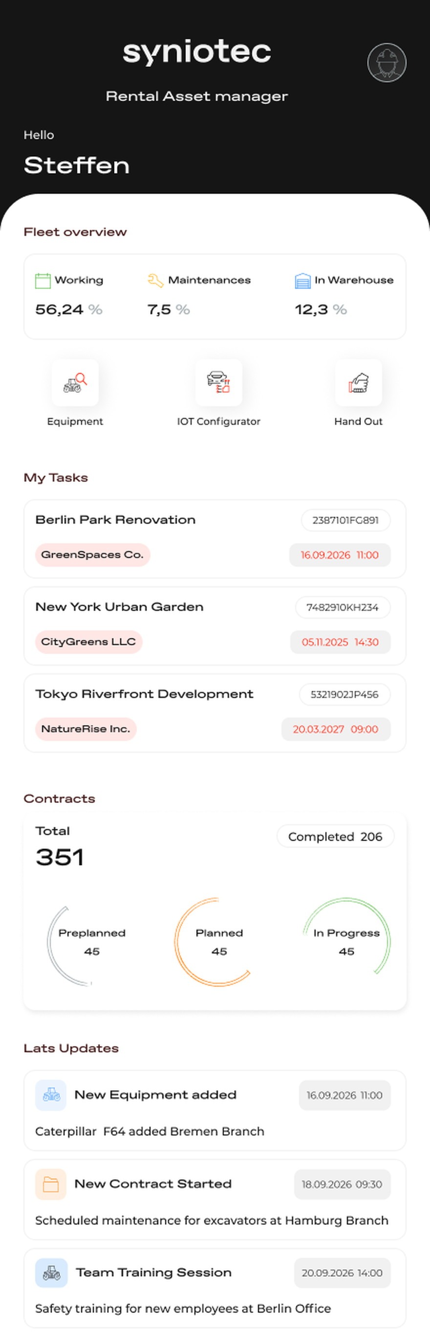 Syniotec · RAM Mobile — Field app