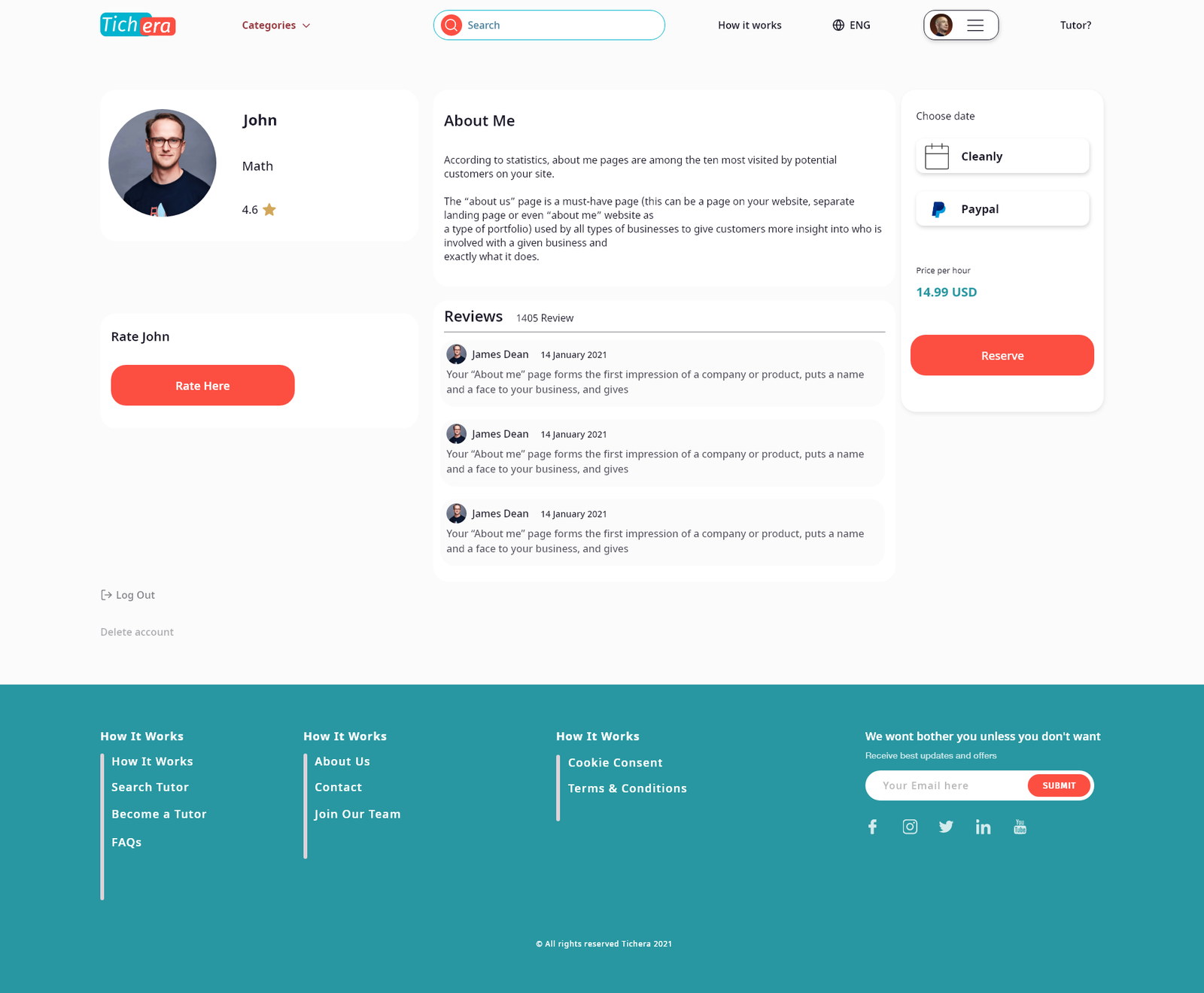 Tichera — The profile is where the money decision happens